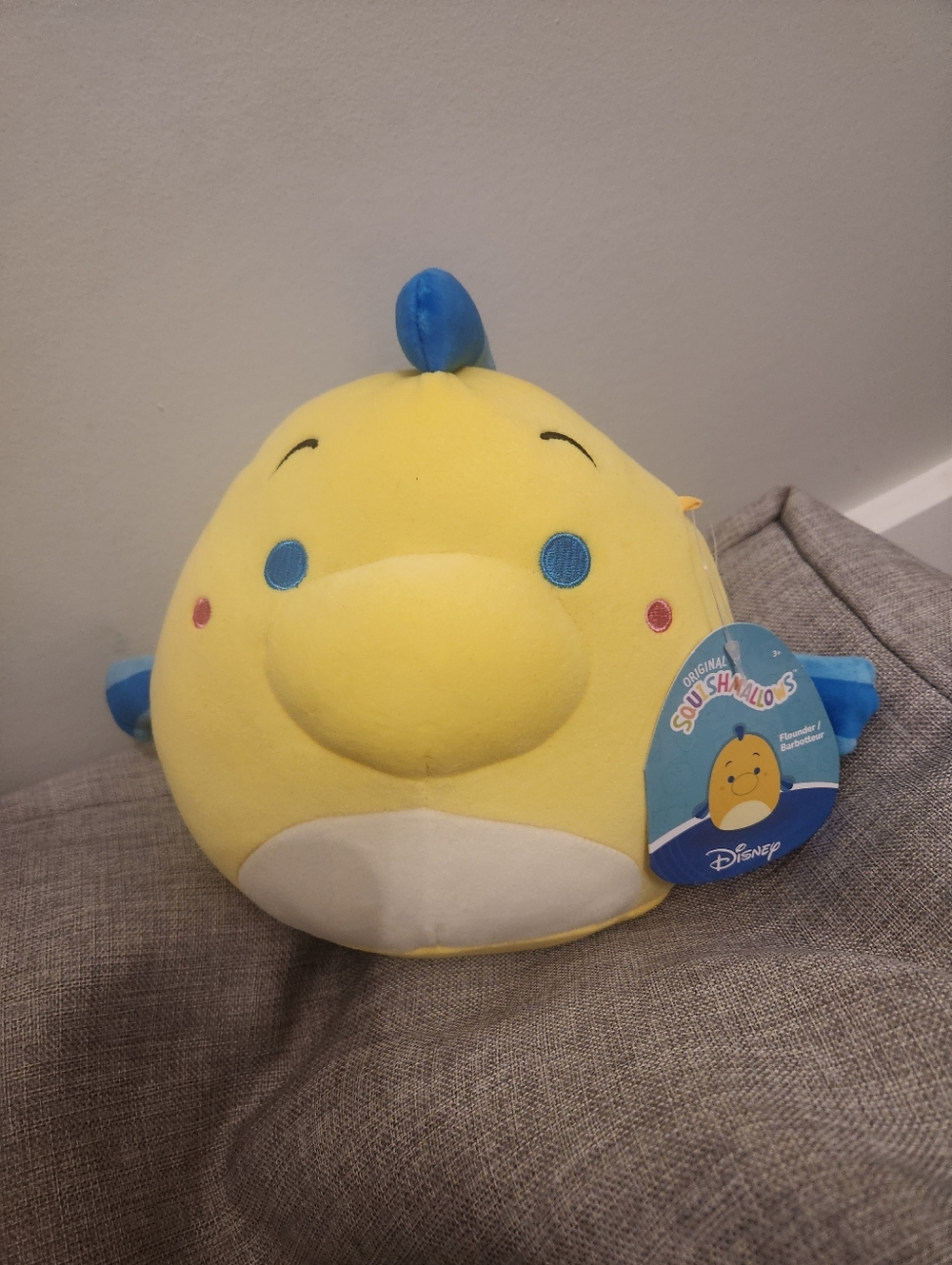 Disney Squishmallow Yellow Blue Plush
